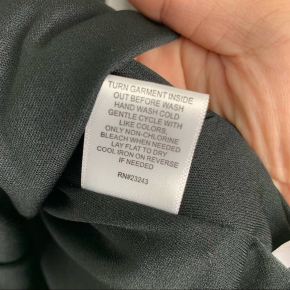 New York & Company Gabrielle Union Silver Shimmery Draped Dress - Picture 9 of 10